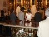 Das Brautpaar vor dem Altar Das Brautpaar vor dem Altar