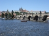 Blick auf die Karlsbrücke und im Hintergrund die Prager Burg Blick auf die Karlsbrücke und im Hintergrund die Prager Burg